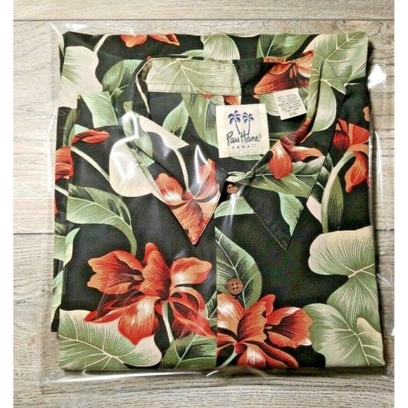 Pam Hana Mens 2XL Hawaiian Camp Short Sleeve Shirt Style 0401 Vacation Classic - Picture 10 of 10